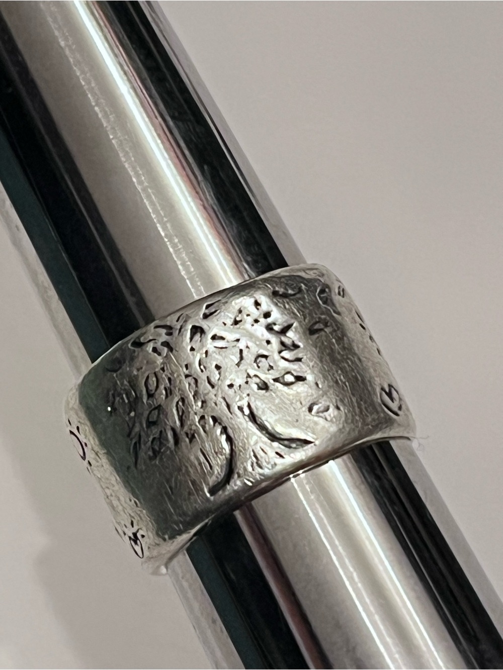 Jes Maharry Grow Strong silver ring